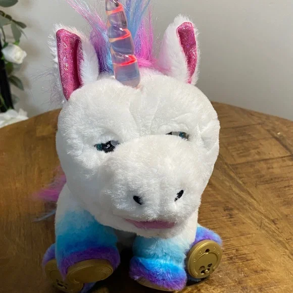 Magical Unicorn Plush Toy - White and Purple - Picture 1 of 4